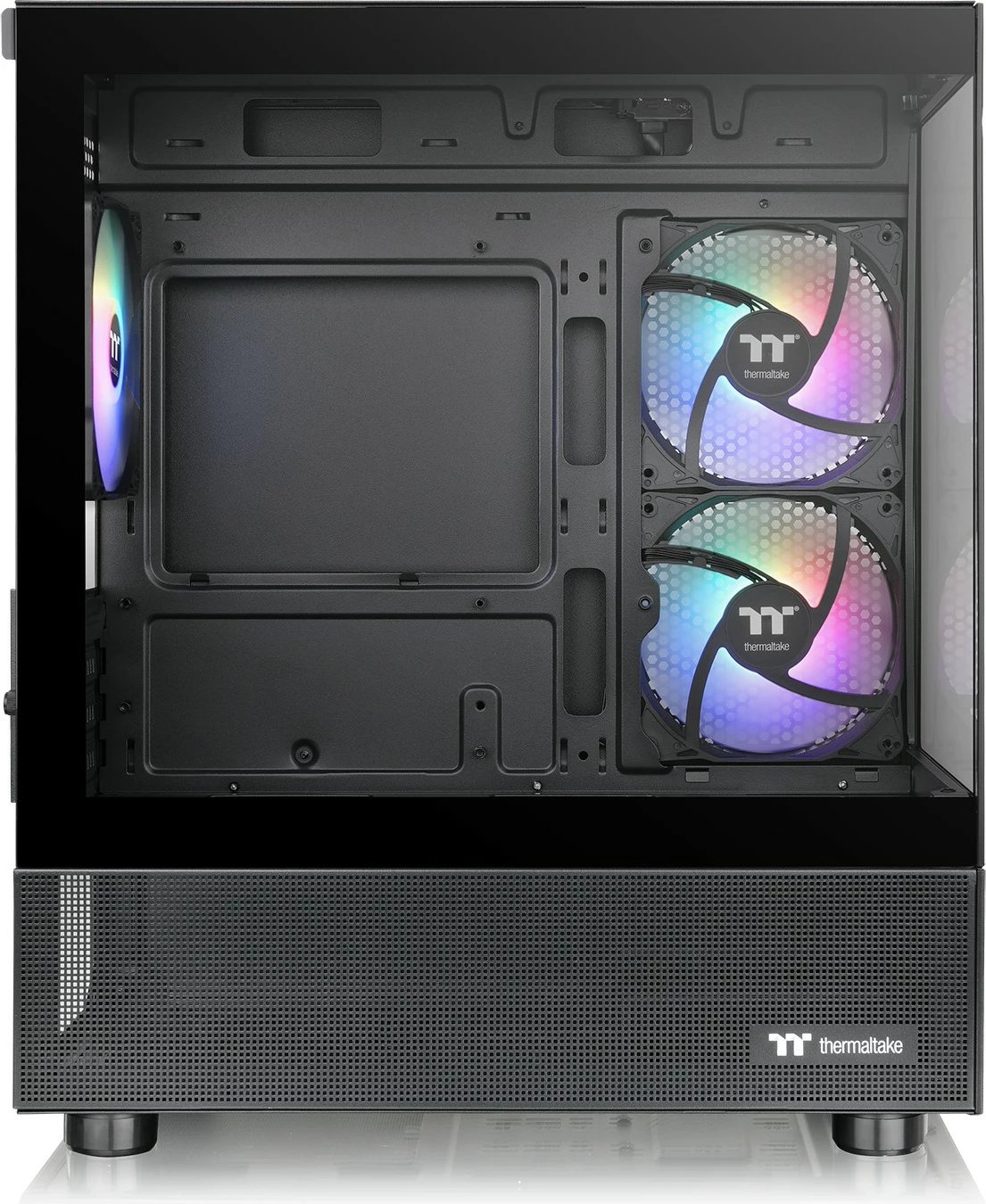 Kasë Thermaltake View 170 TG ARGB, Micro Tower, micro ATX/Mini-ITX, xham i temperuar, e zezë