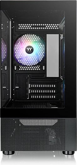 Kasë Thermaltake View 170 TG ARGB, Micro Tower, micro ATX/Mini-ITX, xham i temperuar, e zezë