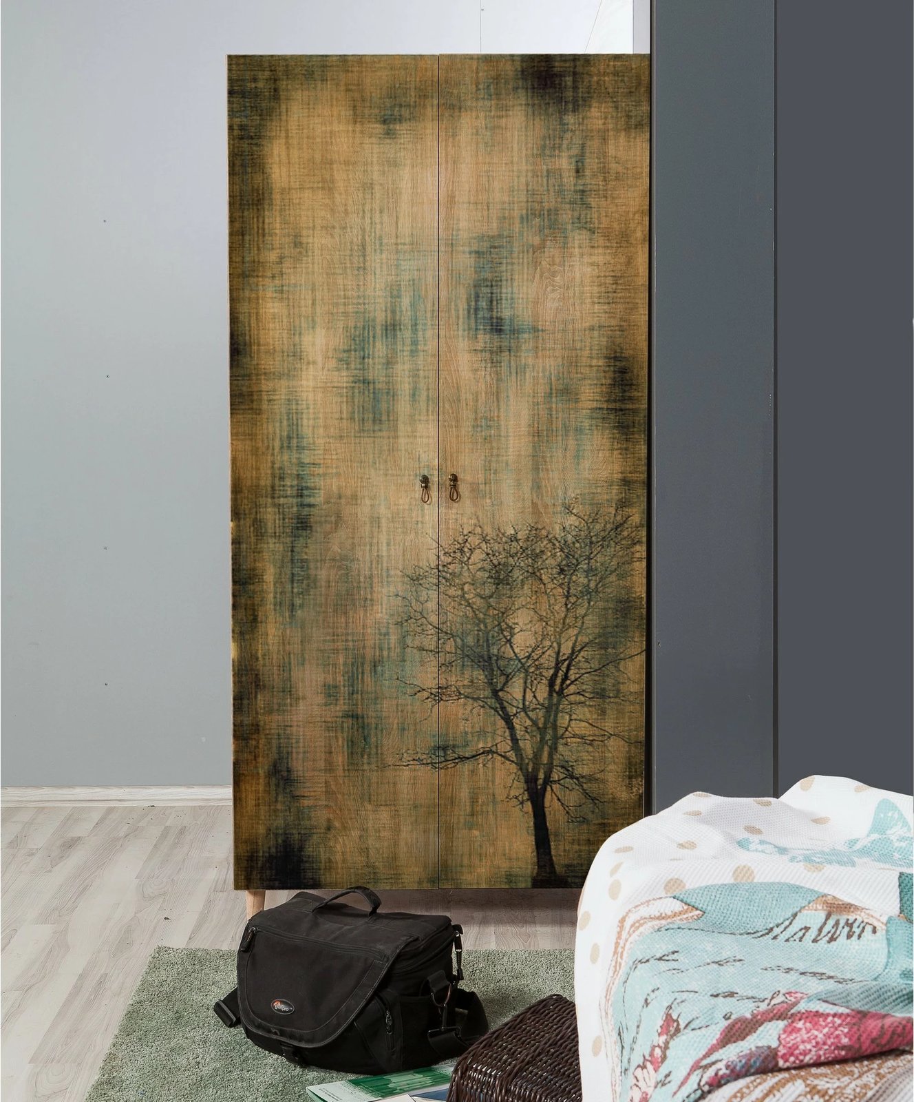 Dollap Hanah Home, Stil - 729, ngjyrë lisi Sonoma