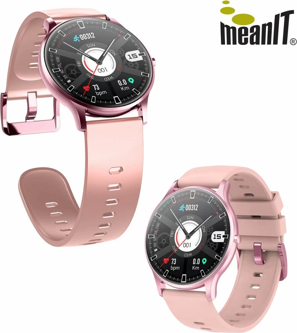 Smartwatch meanIT M33 Lady, 1.3", rozë