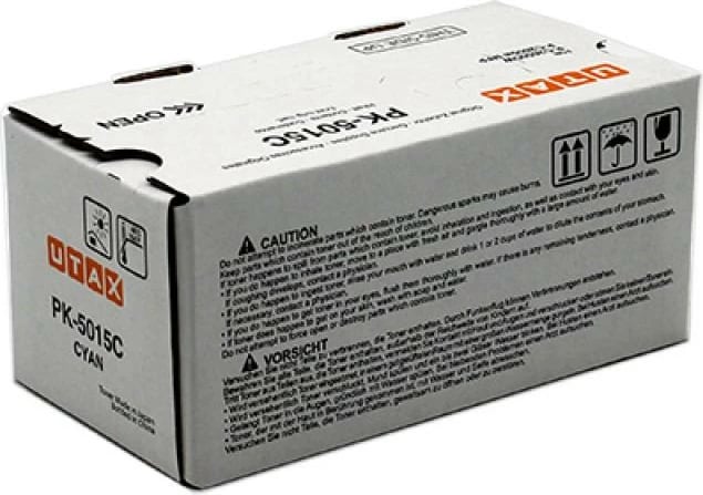 Toner Utax PK-5015C (1T02R7CUT0) origjinal, rendiment 2400–4400 faqe, cyan
