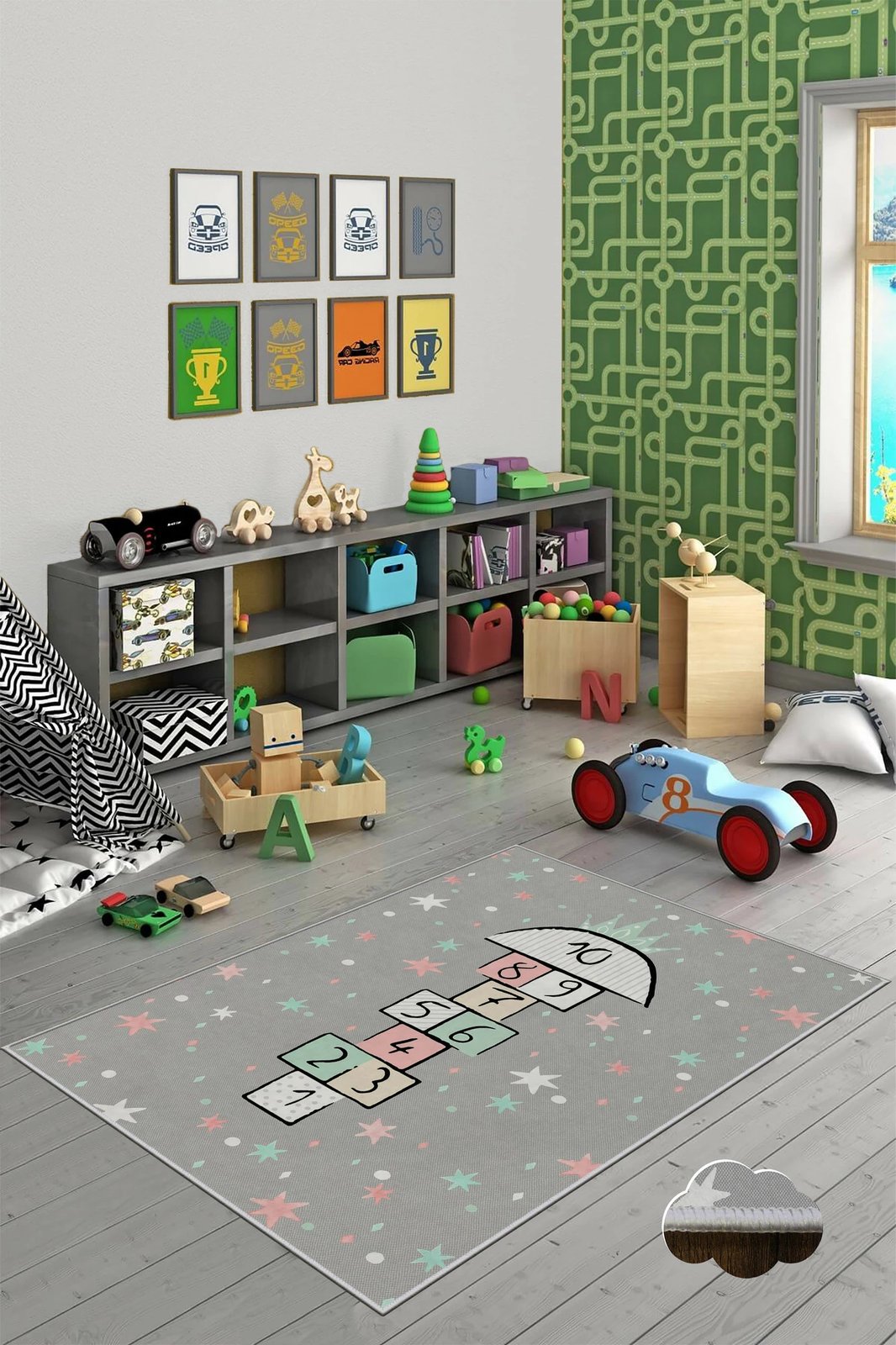 Qilim për korridor, shumëngjyrësh, Conceptum Hypnose, WOOKECE025, 100x150cm