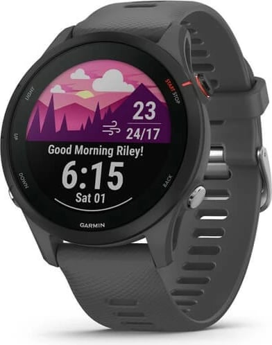 Smartwatch Garmin Forerunner 255, 4GB, GPS, ekran 1.3", gri