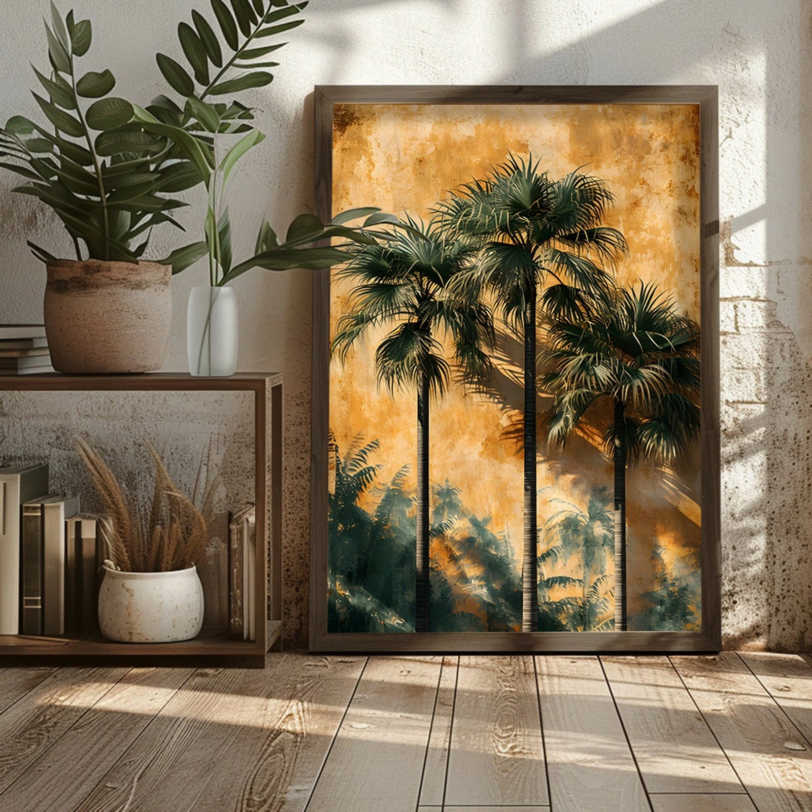 Pikturë dekorative me kornizë MDF, Wallity, AI119, shumëngjyrëshe