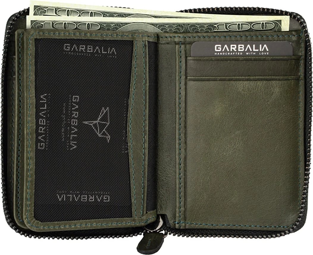 Portofol unisex Zoozie Bags Fargo, ngjyrë e gjelbër
