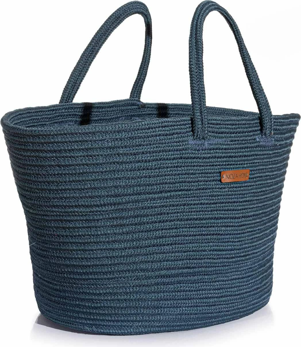 Çantë dekorative, ngjyrë blu e errët, Evila Originals, 30cm