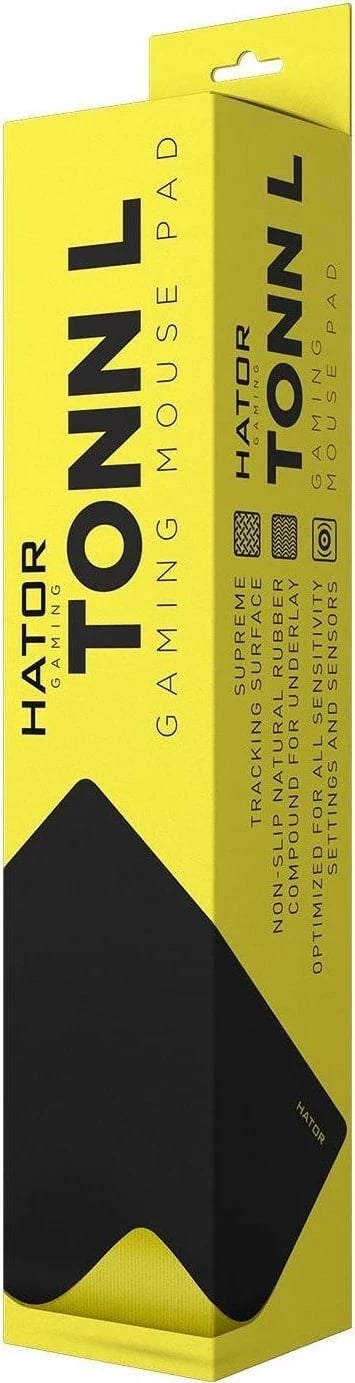 Mauspad Hator Tonn L HTP-030, e zezë