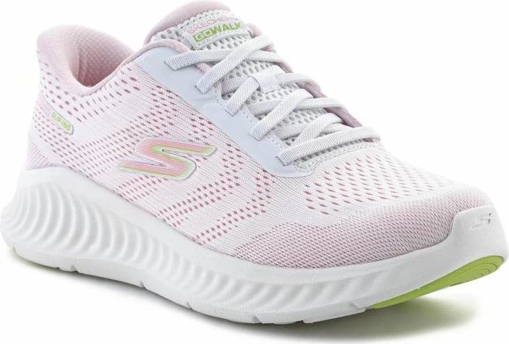Atlete për femra Skechers, të bardha/rozë