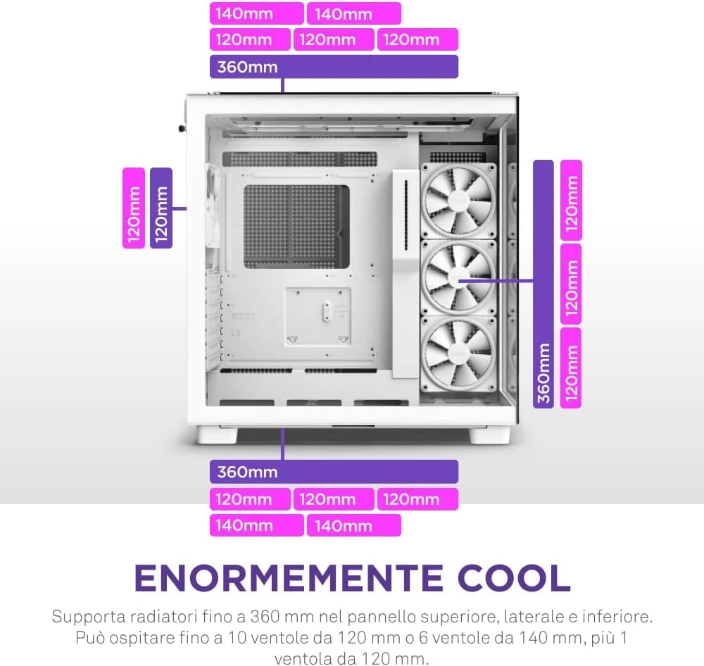 Kasë NZXT H9 Elite - E bardhë