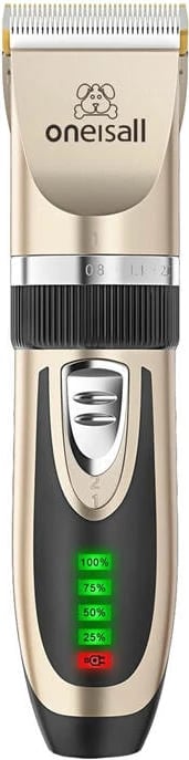 Makinë qethëse për kafshë Oneisall X2, 240 min, 6 koka, e artë