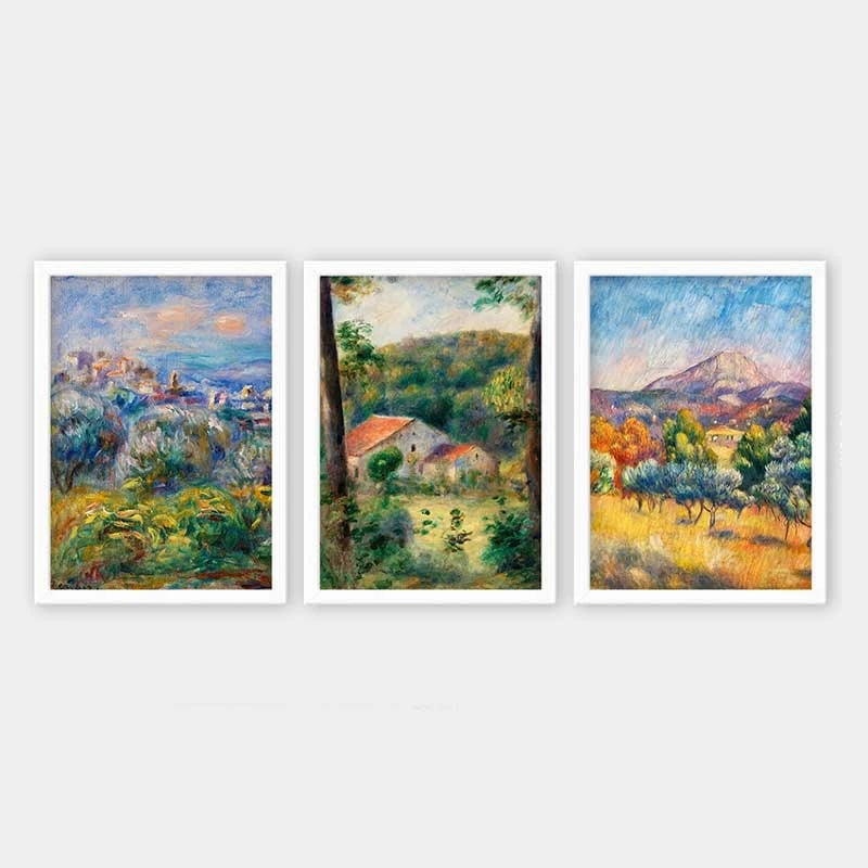 Pikturë dekorative me kornizë (3 copë), Wallity, 3BC_UN894988_3545