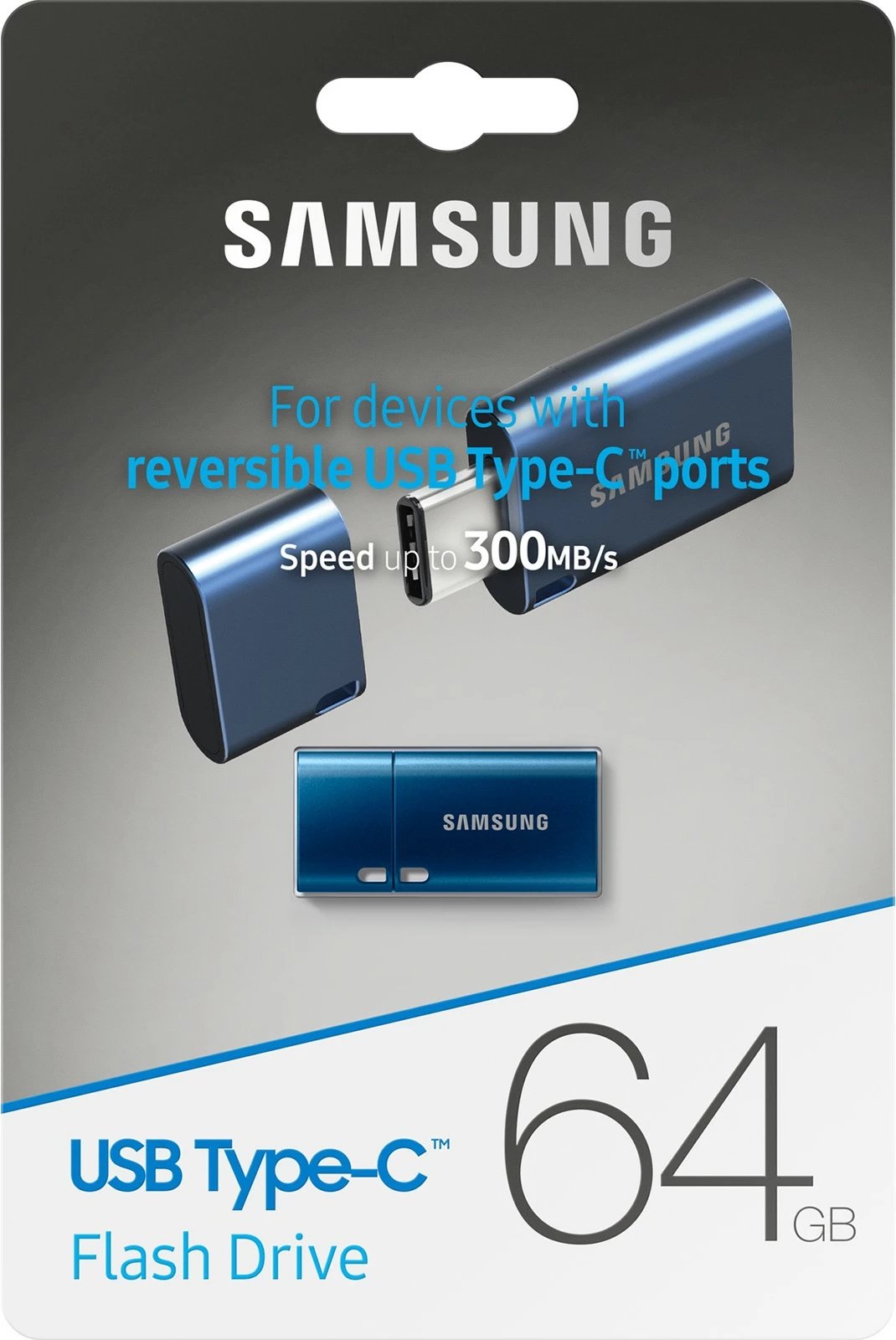 USB Samsung MUF-64DA, 64 GB, USB Type-C, 3.2 Gen 1, Blue