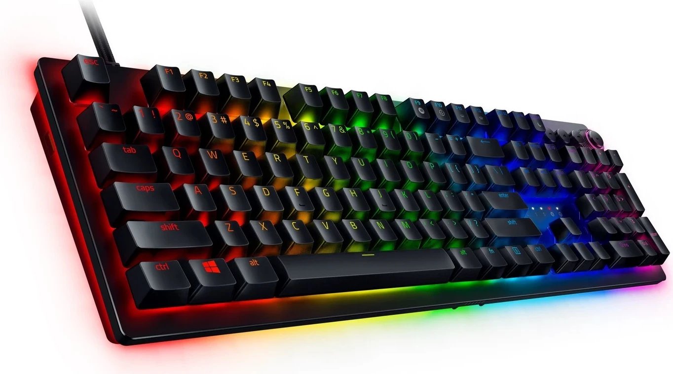 Tastierë Analog Razer Huntsman V2 Switch, e zezë