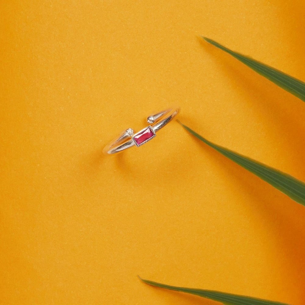 Unazë argjendi ngjyrë rozë gold, Elika Silver, FA182841