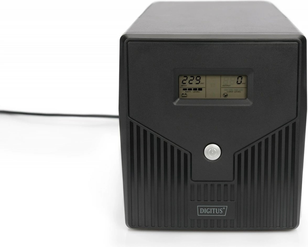 UPS Digitus DN-170075, 1500VA/900W, Line-Interactive, 2x12V/9Ah, Ekran LCD, Zezë UPS Digitus DN-170075, 1500VA/900W, Line-Interactive, 2x12V/9Ah, Ekran LCD, Zezë