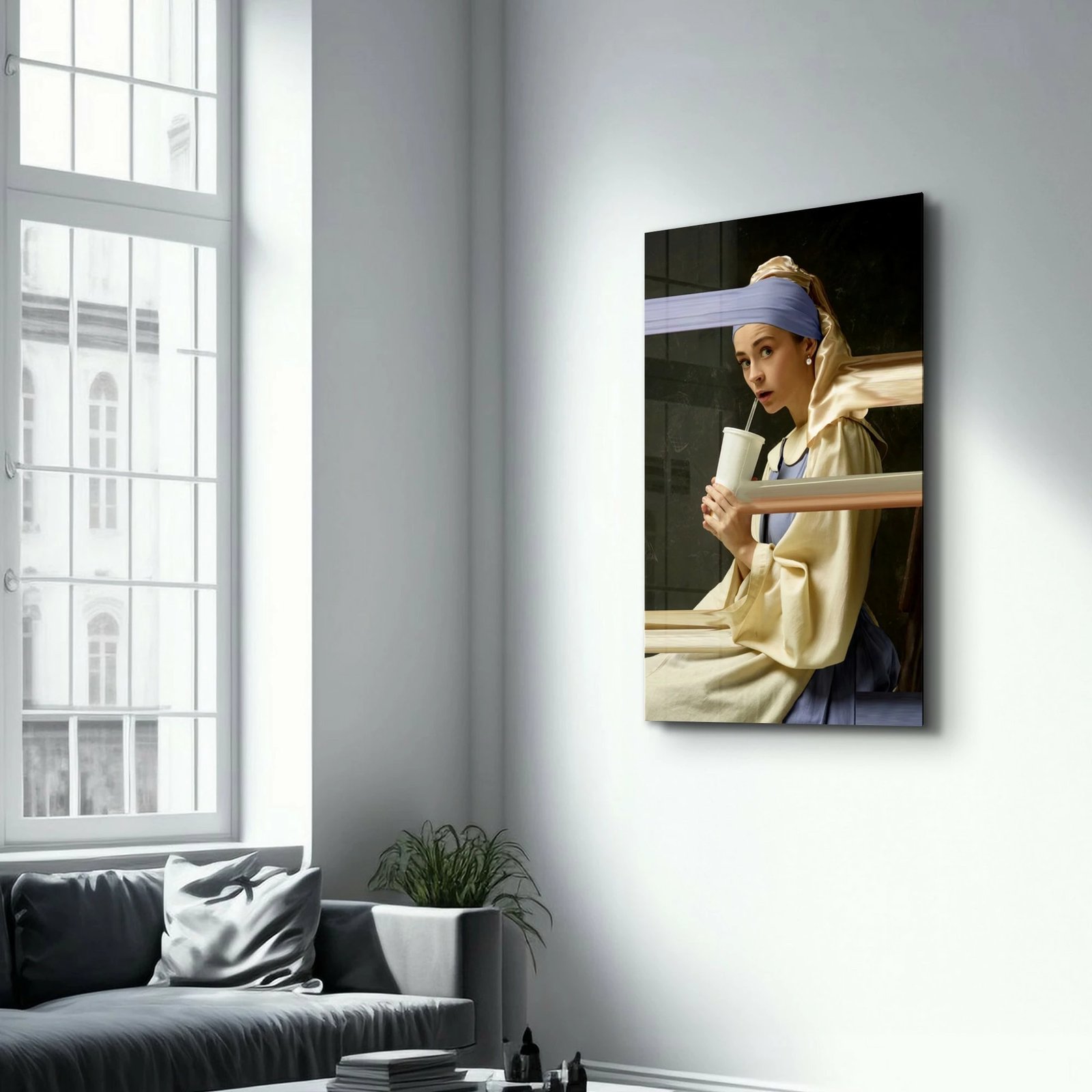 Pikturë dekorative prej xhami të temperuar, Wallity CAM-1056, 46x72cm