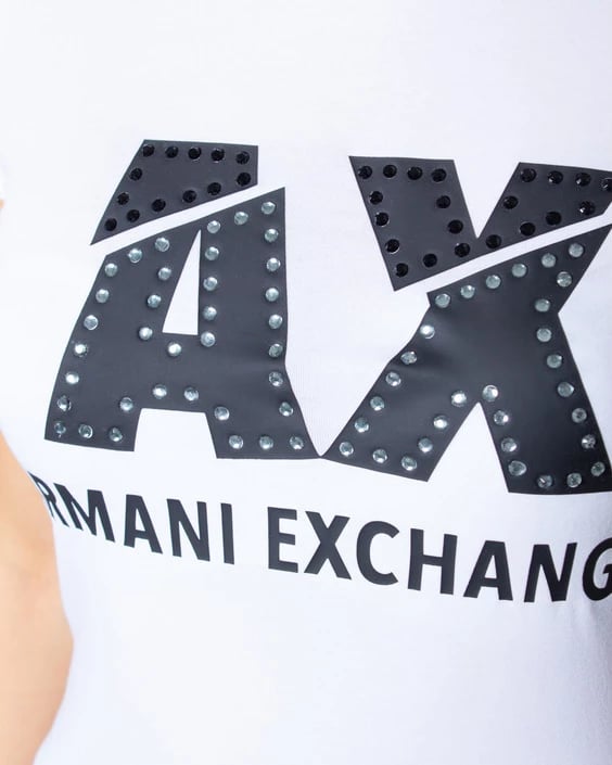 Maicë për femra Armani Exchange, e bardhë 