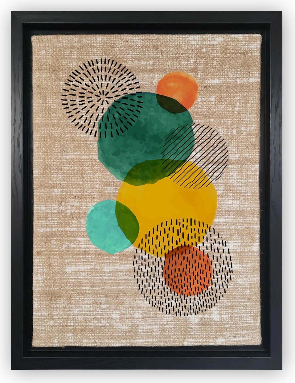 Pikturë dekorative në kanavacë Wallity, shumëngjyrëshe, LSJ51936225105 - 46x66cm