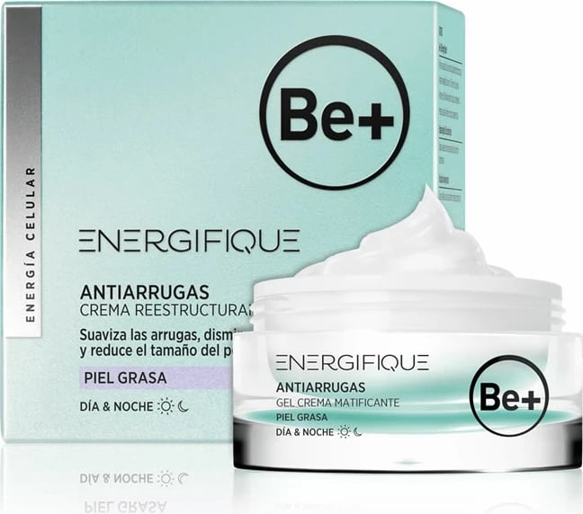 Krem kundër rrudhave BE+ Energifique për lëkurë të yndyrshme 50ml