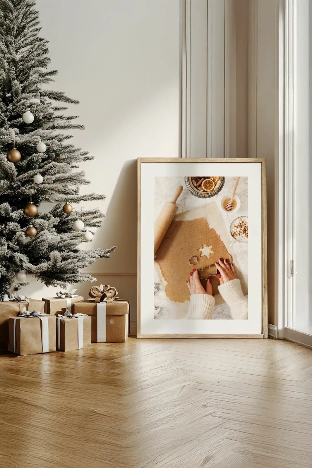 Pikturë dekorative me kornizë, Wallity, Nwyearsngmdl86, shumëngjyrëshe