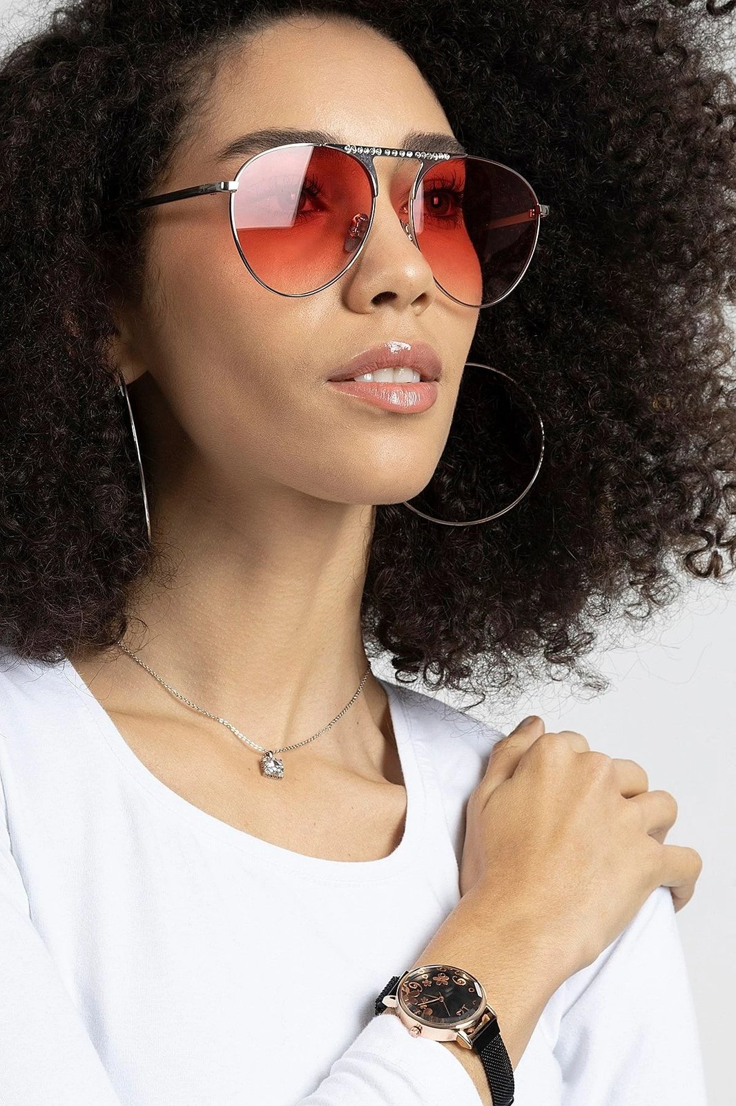 Syze dielli për gra, Jumeon, argjend dhe rozë, Pl21Kg027R01