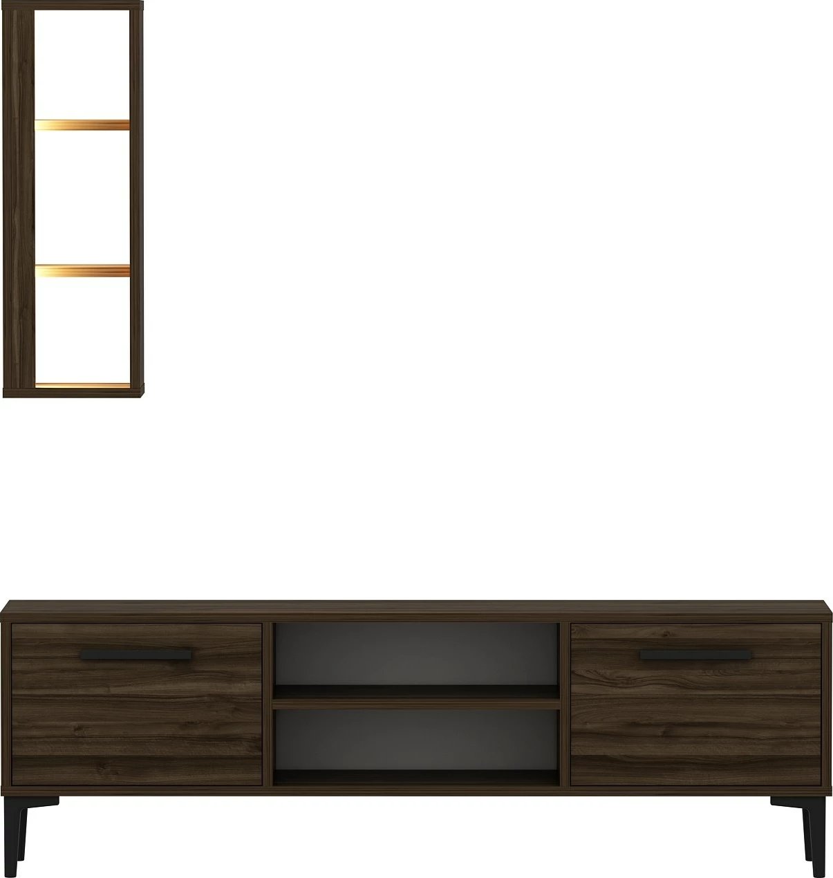 Komodë TV Skye Decor, ngjyrë arre, Bien