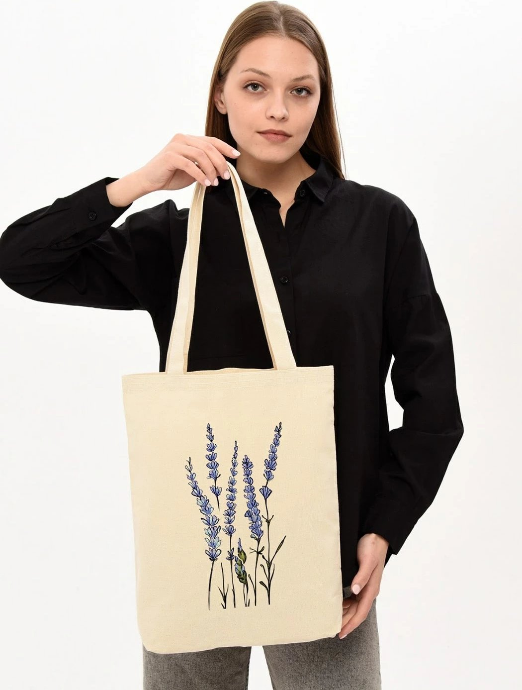 Çantë tote Zoozie Bags, ngjyrë krem, 35x40x8cm, model Pauldavis