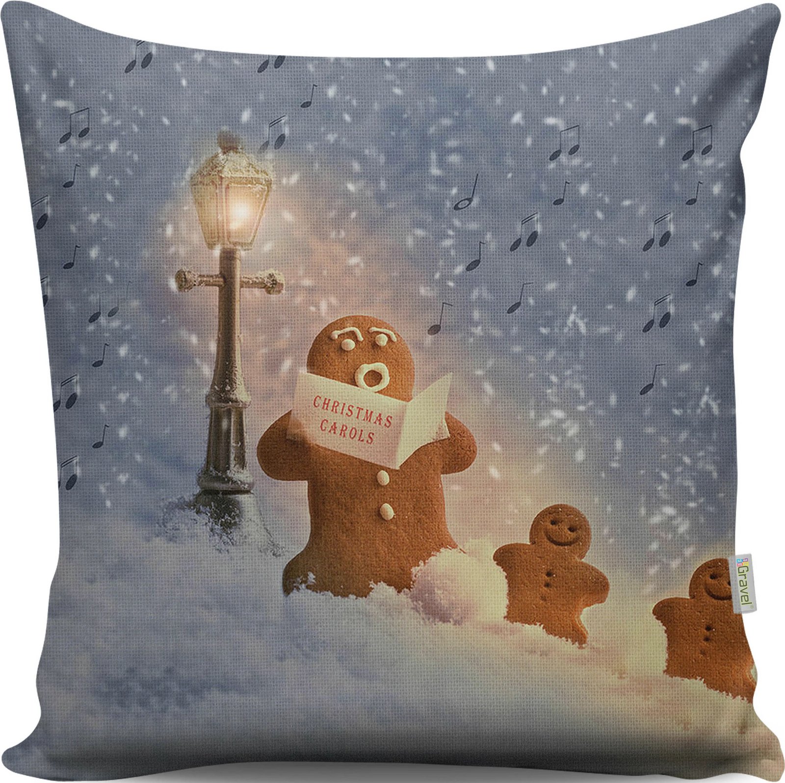 Jastëk dekorativ Evila Originals, A13024, shumëngjyrësh, 43x43cm