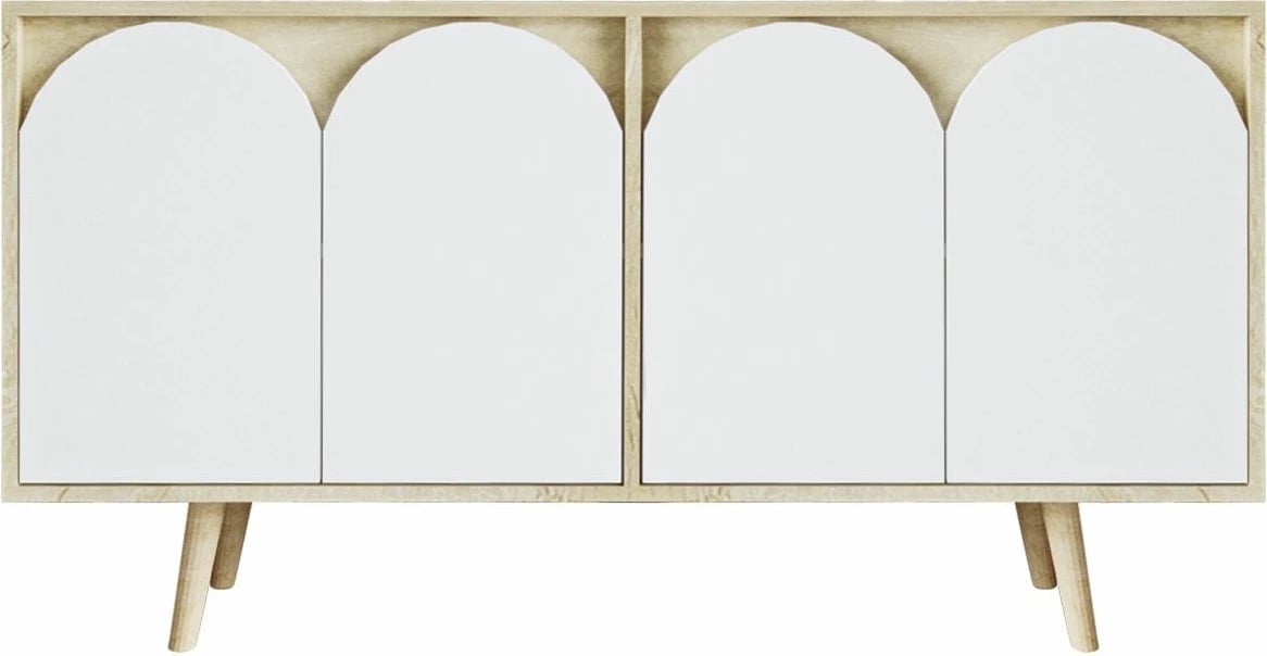 Konsol Skye Decor, Venezia 150, ngjyrë lis safir dhe e bardhë