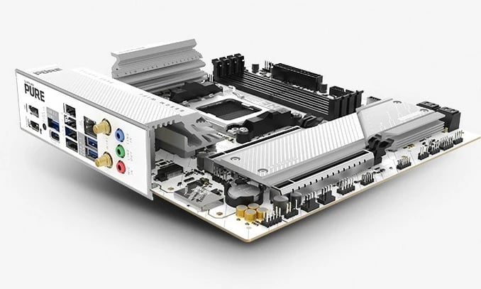 Pllakë amë Sapphire PURE B850M WIFI, Socket AM5, micro ATX, E bardhë