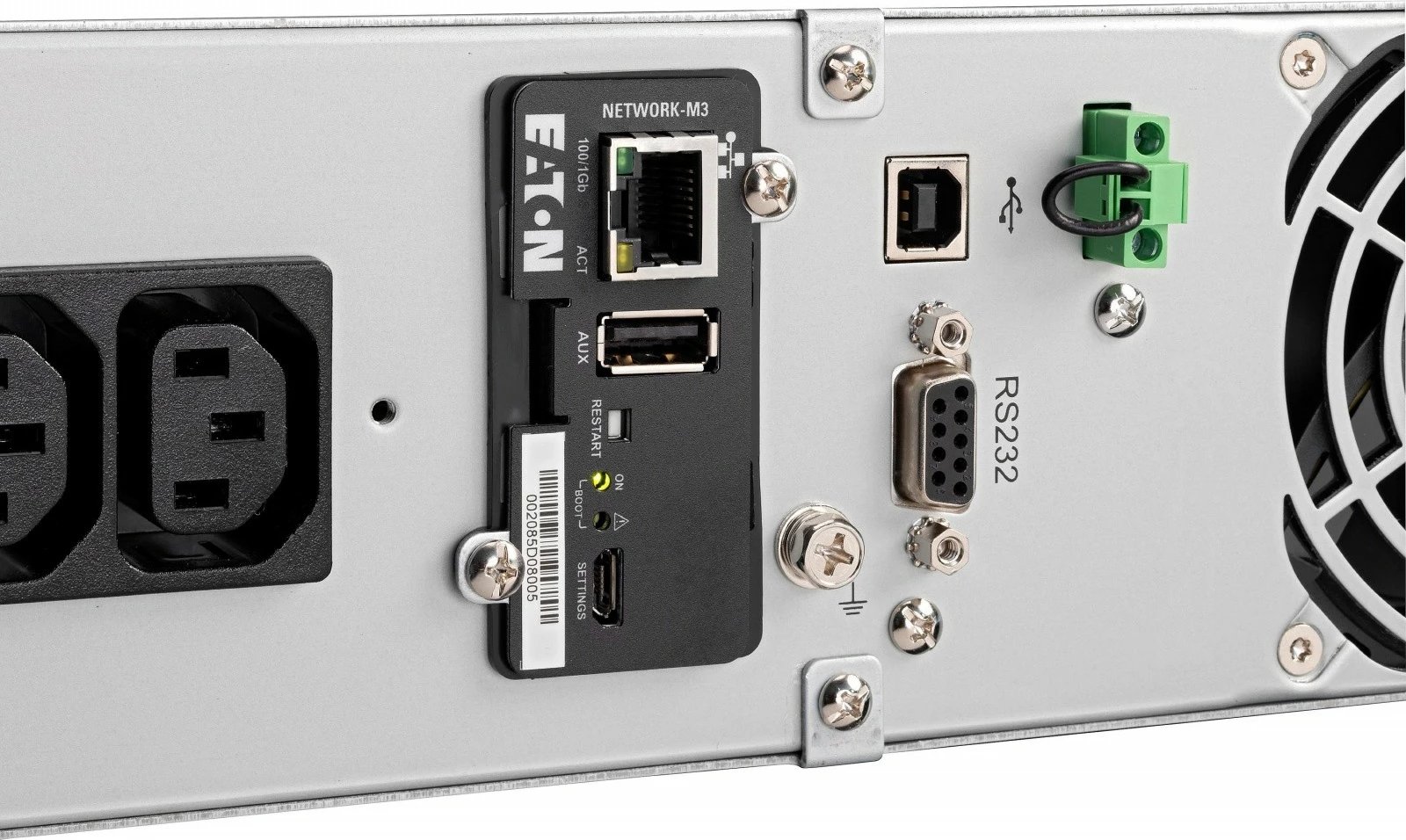 Kasë UPS Eaton 9E1000IR, 1000 VA / 900W, Rack 2U, E zezë