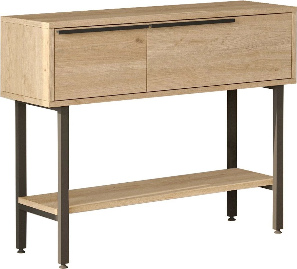 Bufe Hanah Home, On12-S, ngjyrë arre, me pasqyrë