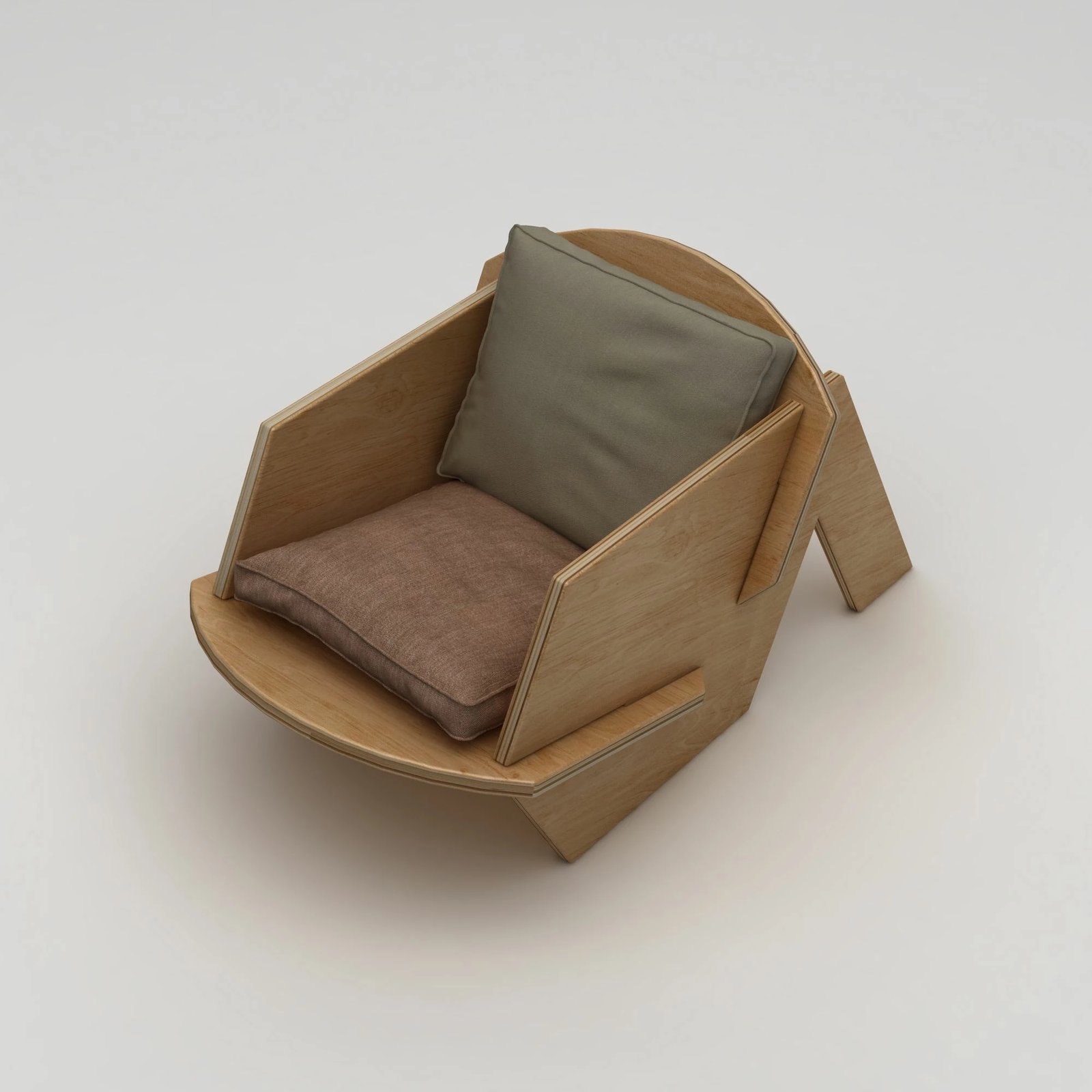 Karrige Wing Skye Decor, dru natyral, Bird