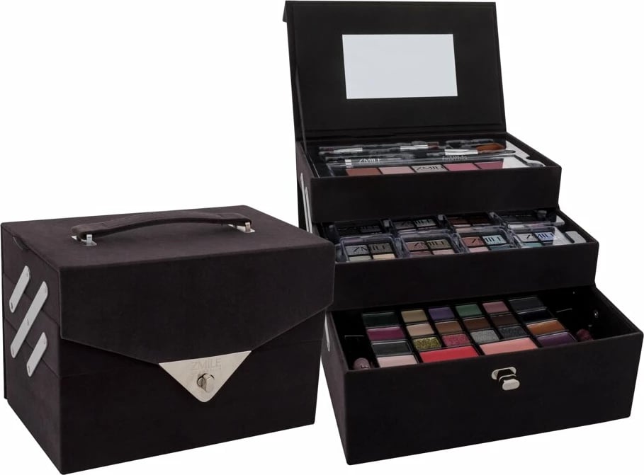 Paletë make-up ZMILE COSMETICS Beauty Case Velvety Limited për femra gri 80,2g