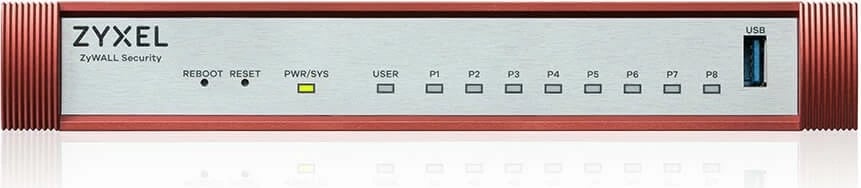 Firewall Zyxel USG FLEX 100 H Series USGFLEX100H-EU0101F, portat PoE+, WiFi, Port USB 3.0, Portat Gigabit, Portokalli/Bardhë