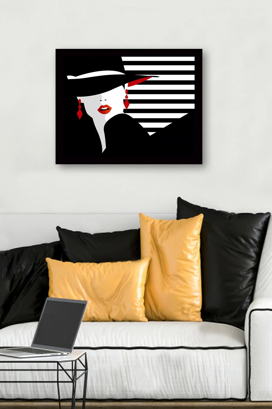 Pikturë dekorative me kornizë MDF, Wallity, SC0378