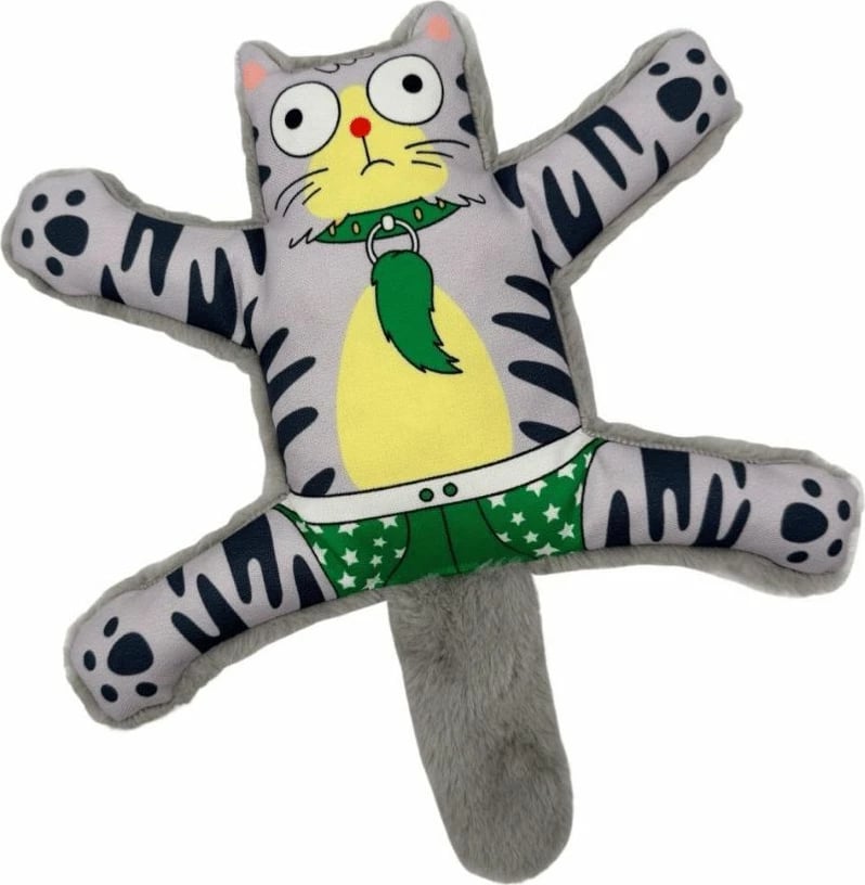 Lodër pelushi për qen, gri, Paws & Whiskers, Havhav 1023, 30x28cm