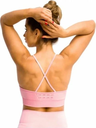 Sportive Maicë GymHero, California Cute Bra, për Femra, rozë