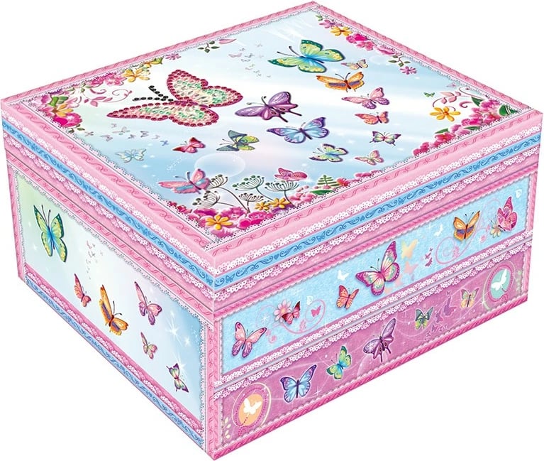 Set stampa Pulio Pecoware Butterflies 2 me kuti dekorative, për vajza