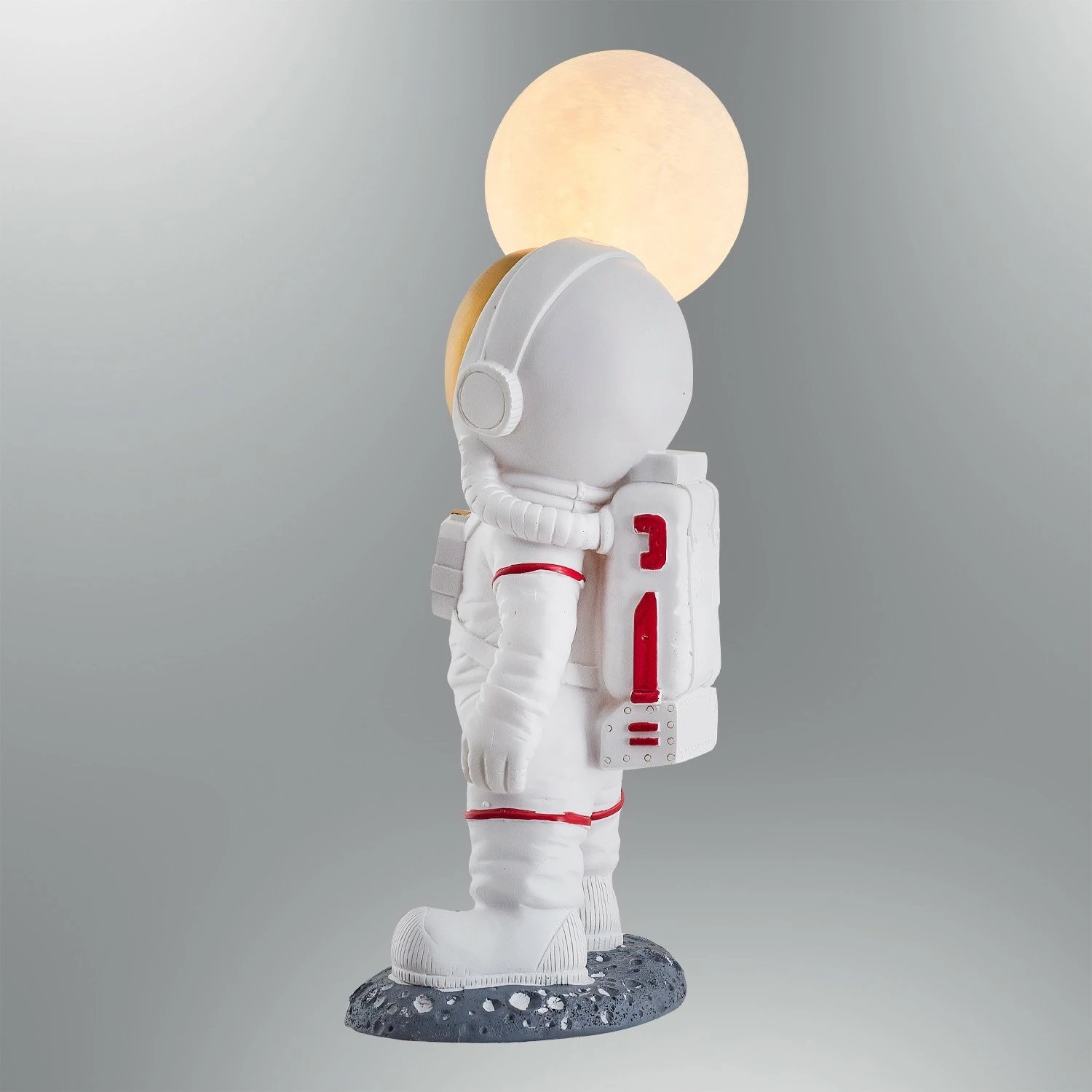 Llambë tavoline Opviq, astronaut, e bardhë, L1132