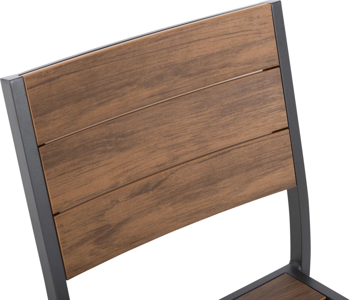 Karrige alumini SAGA FH6063.02 gri e errët me polywood 46x52x86H cm