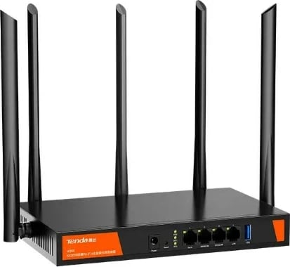 Router Wireless Tenda W30E AX3000, Gigabit Ethernet, Dual-band (2.4 GHz / 5 GHz), i Zi