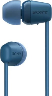 Kufje wireless Sony WI-C100L, Bluetooth, 25 orë, USB-C, blu