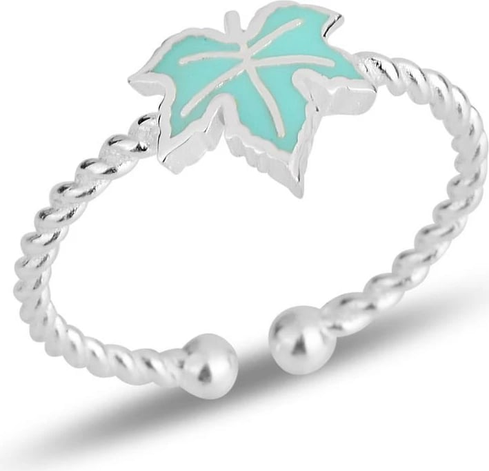 Unazë argjendi Jumeon, ngjyrë e gjelbër, SGTL11831