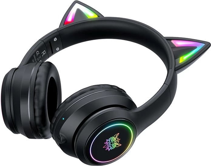 Kufje gaming ONIKUMA B90 me mikrofon, Bluetooth 5.0, RGB, të zeza