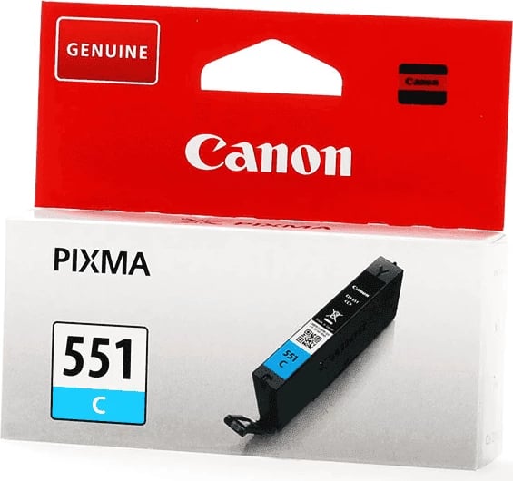 Fishek boje, Canon, CLI-551C (6509B001), 7 ml, deri 332 faqe, standard, cyan