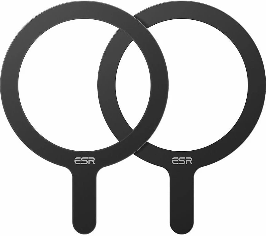 Unaza universale MagSafe ESR HaloLock, 2 copë, e zezë