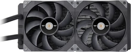 Ftohës me ujë për CPU Thermaltake Toughliquid Ultra 280, 2.1" LCD, 2x140mm, i zi