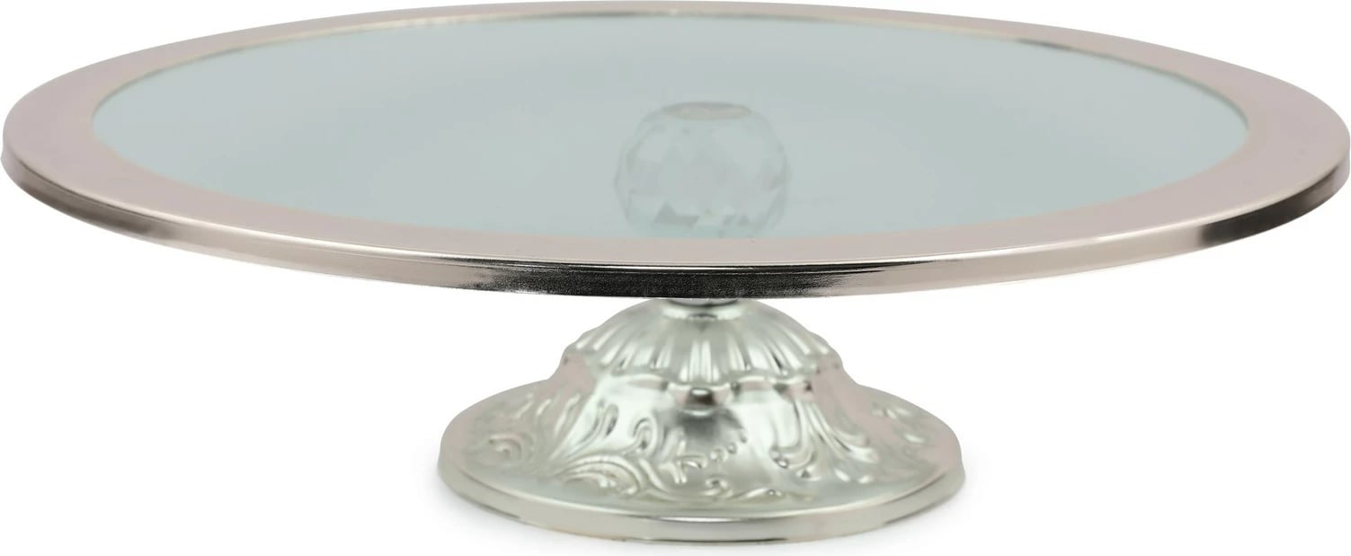 Pjatë ëmbëlsirash Hermia Concept, PLTN01, ngjyrë argjendi