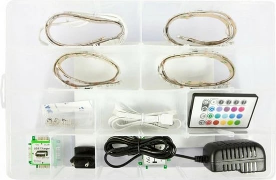 Set dritash RGB ALLNET Brick’R’knowledge, me ngjyra të ndryshme